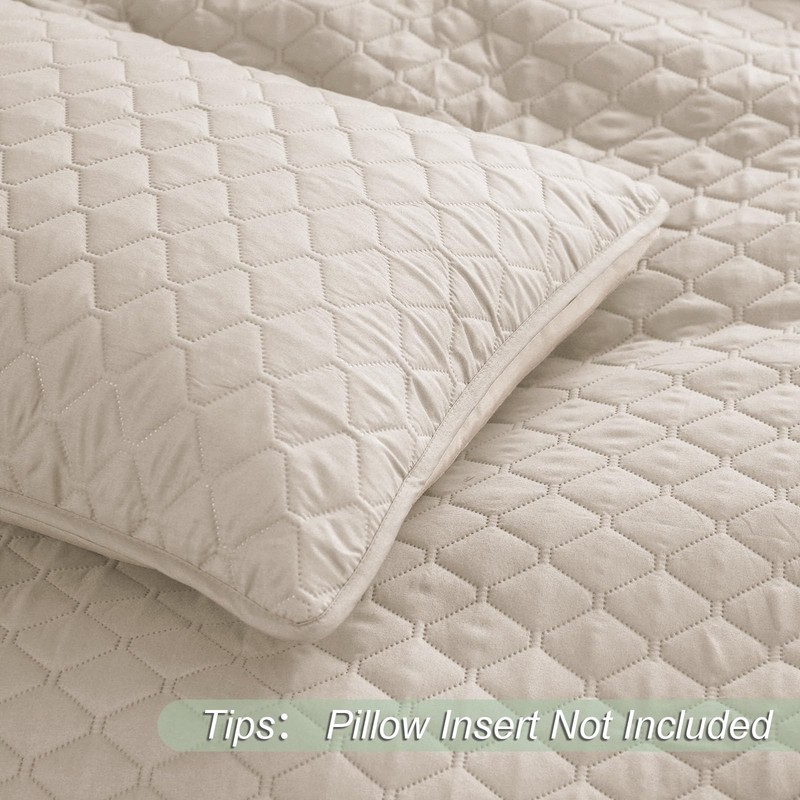 Reversible Full Queen Quilt Bedding Set with Pillow Shams, Lightweight Quilts... gallery