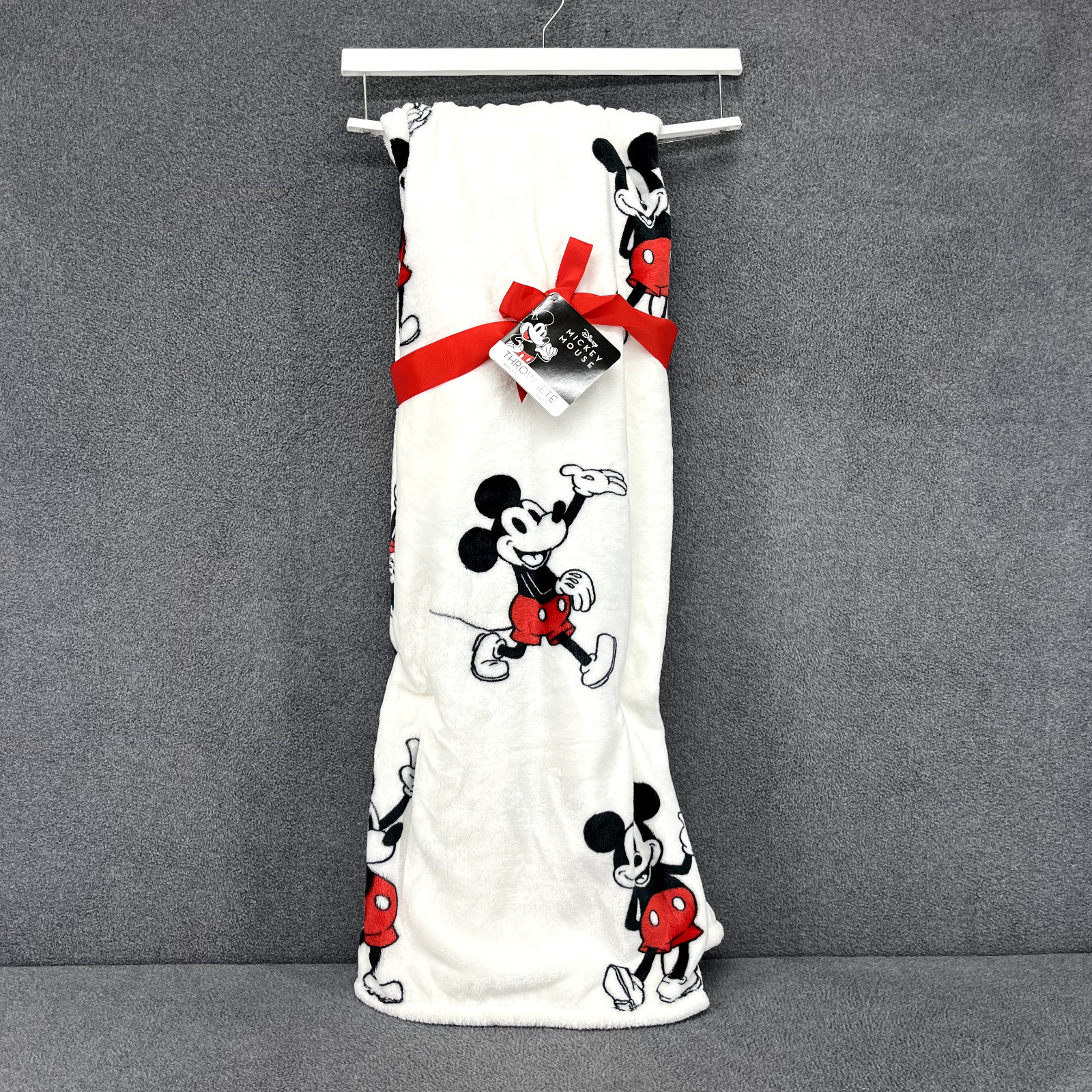 Disney Mickey Mouse Soft Plush Throw Blanket 60 x 70 White gallery