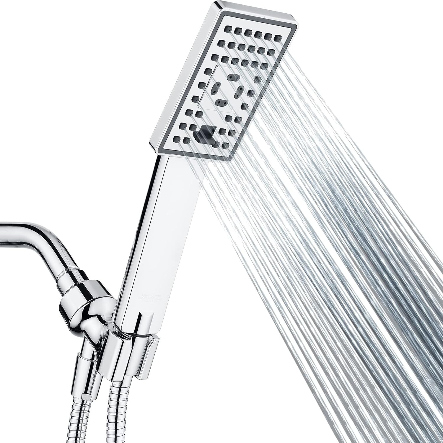 New BRIGHT SHOWERS Handheld Shower Head Set with 60'' Shower Hose PSS3490-01 gallery