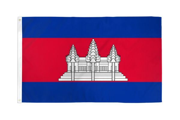Cambodia flag 2X3ft poly gallery