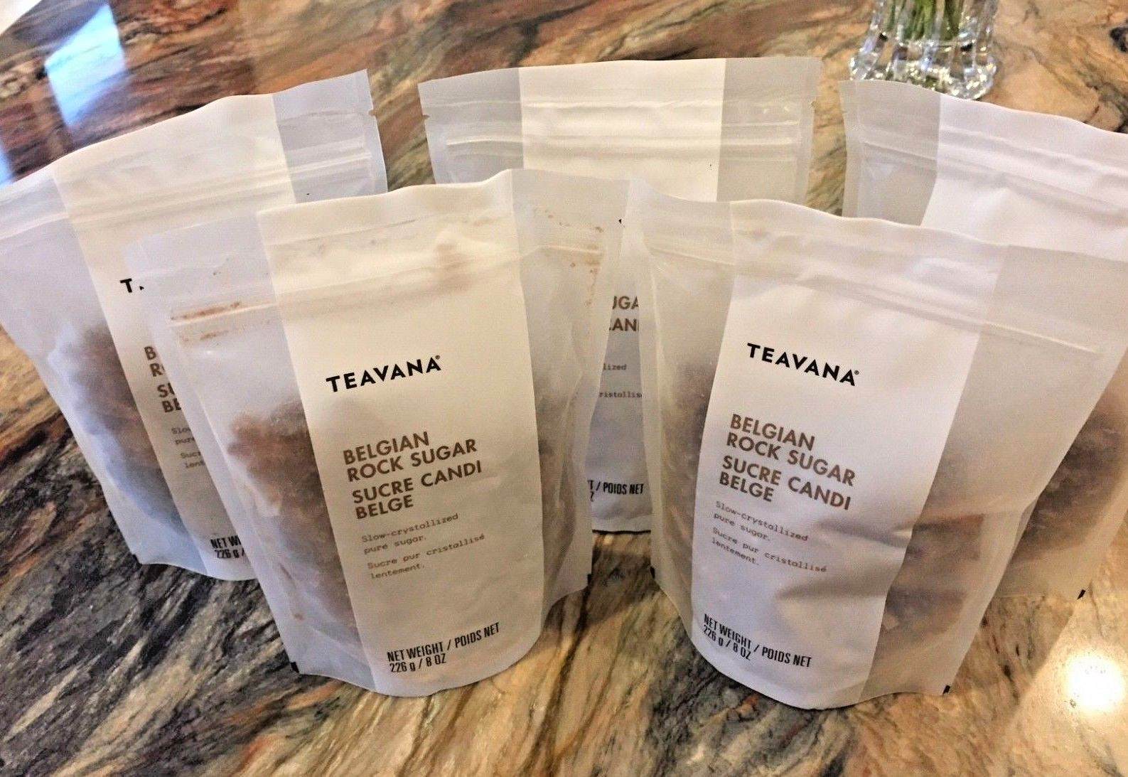 🍭 NEW! FRESH SEALED UNOPENED TEAVANA BELGIAN ROCK SUGAR 1/2 POUND OR 8oz BAG 🍭 gallery