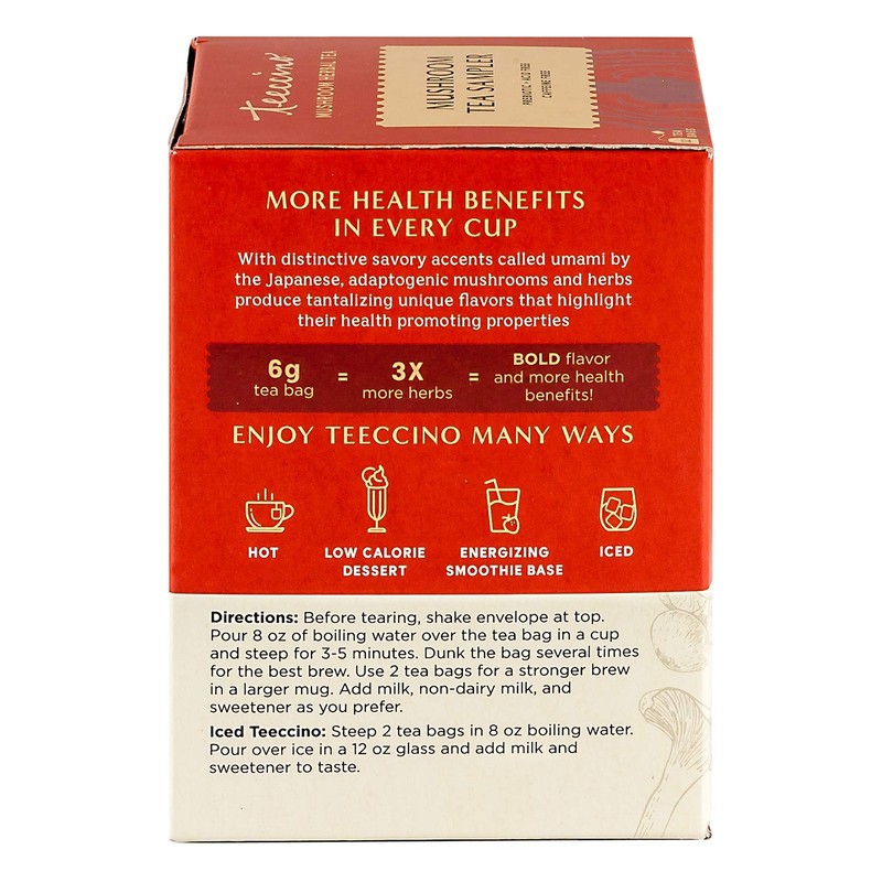 Tea - Adaptogen Tea Sampler - 12 Tea Bags - Your With Mushrooms and Adaptogen... gallery