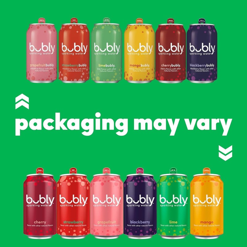 bubly Sparkling Water Zero Sugar & Zero Calories12oz Cans(Pack of 8)SelectFlavor gallery