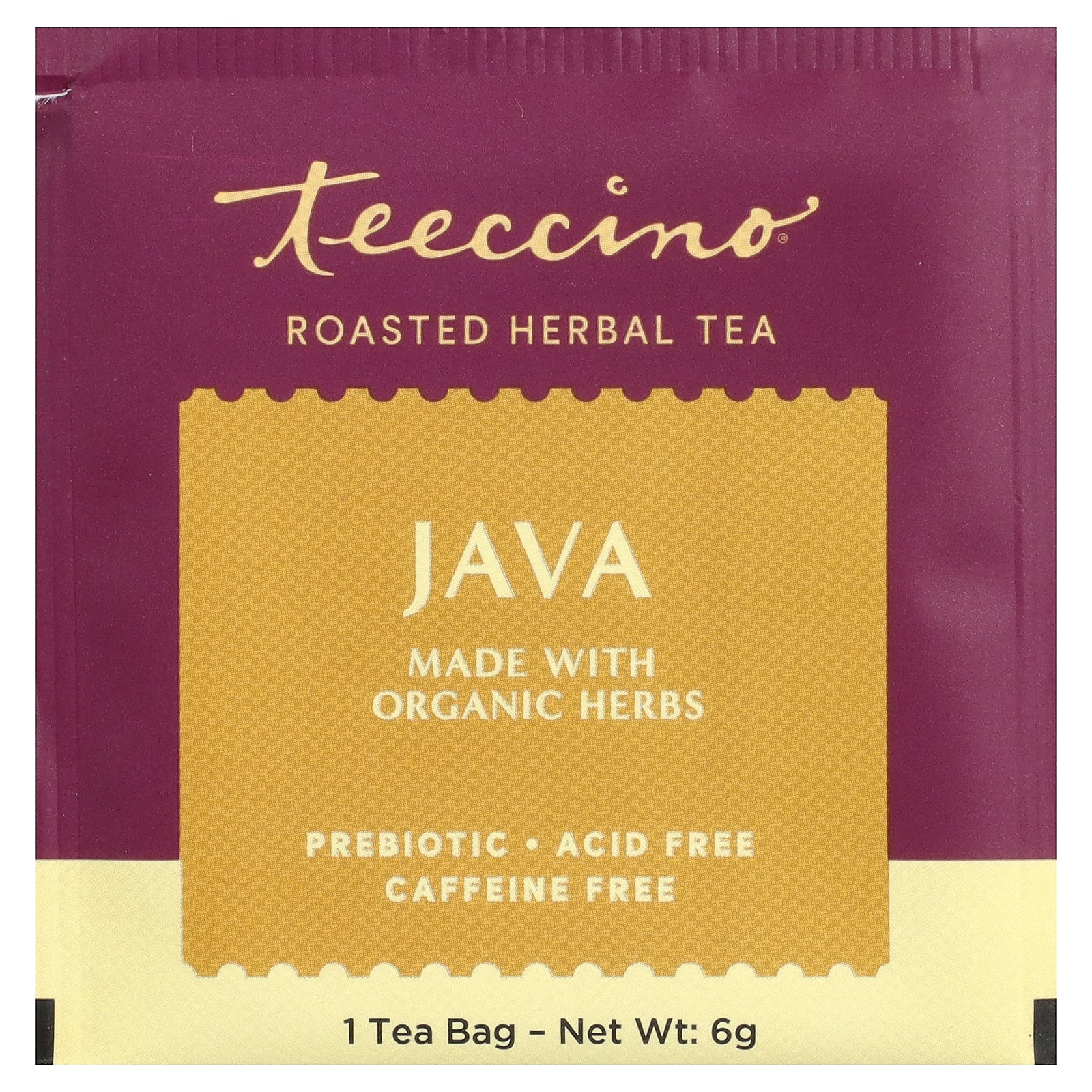Roasted Herbal Tea, Java, Caffeine Free, 25 Tea Bags, 5.3 oz (150 g) gallery