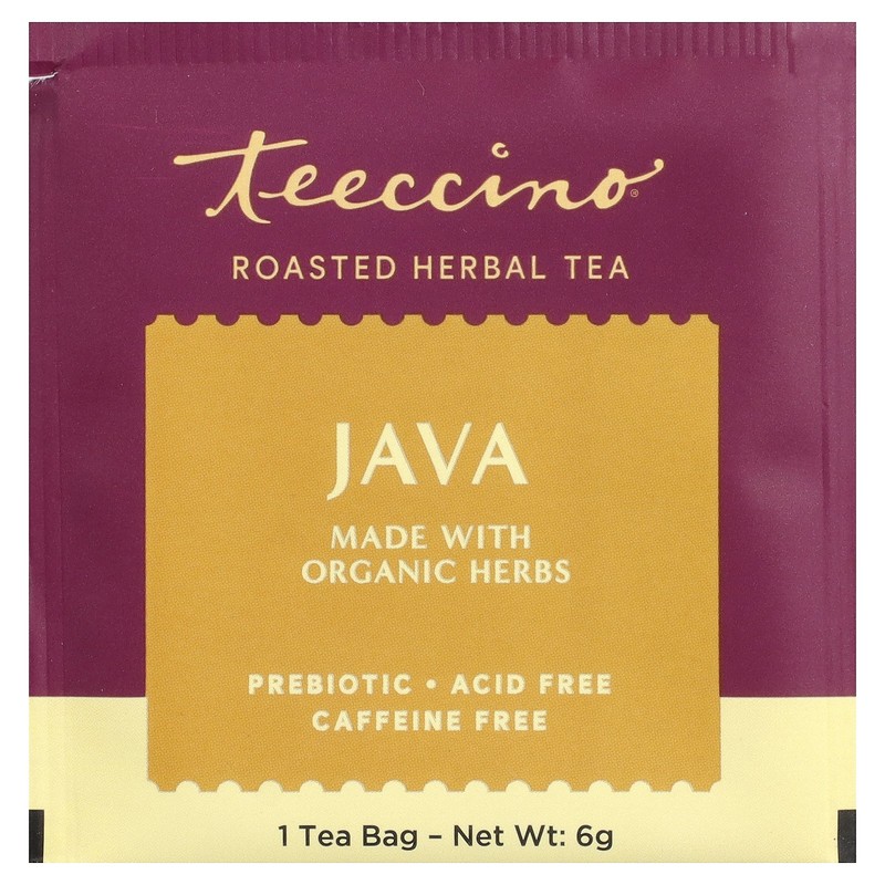 Roasted Herbal Tea, Java, Caffeine Free, 25 Tea Bags, 5.3 oz (150 g) gallery