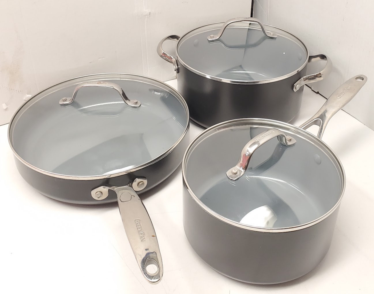 GreenPan Valencia Pro Hard Anodized Healthy Ceramic Nonstick 6PC gallery