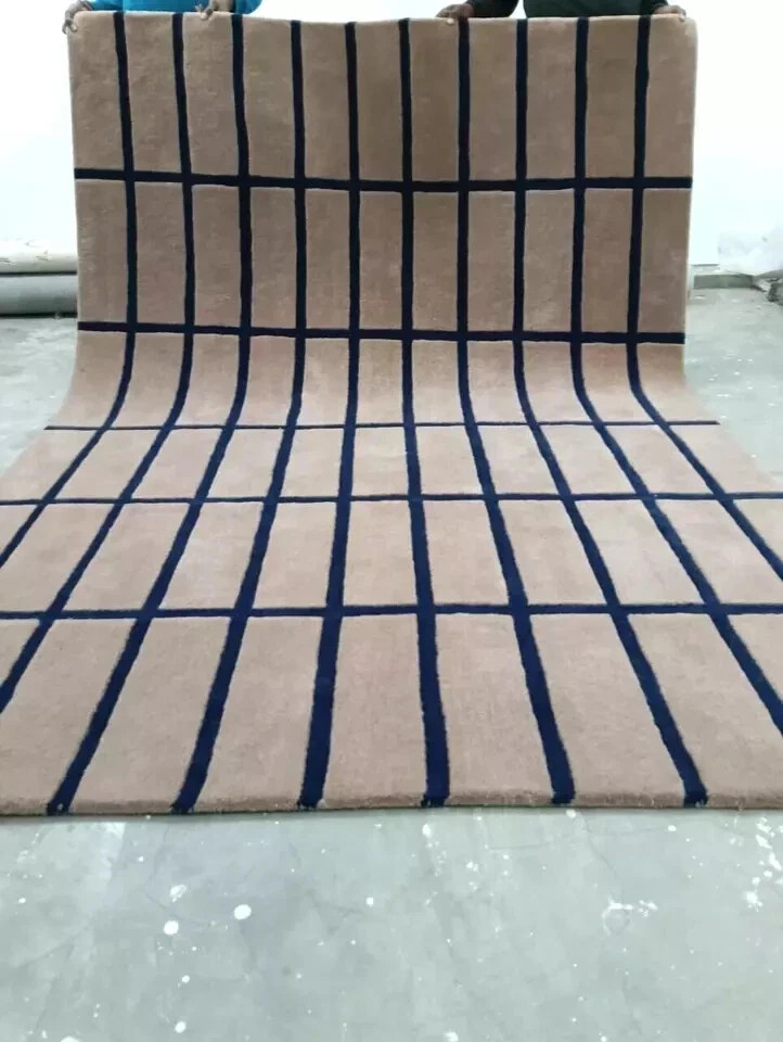 Modern Design Soft 100%NZ Wool Hand Tufted Handmade Rug Design Area Carpet Rug gallery