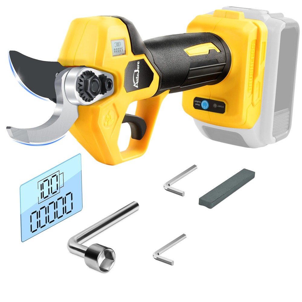 Cordless Electric Pruning Shears for Dewalt 20V Battery, Portable Pruner Garden
