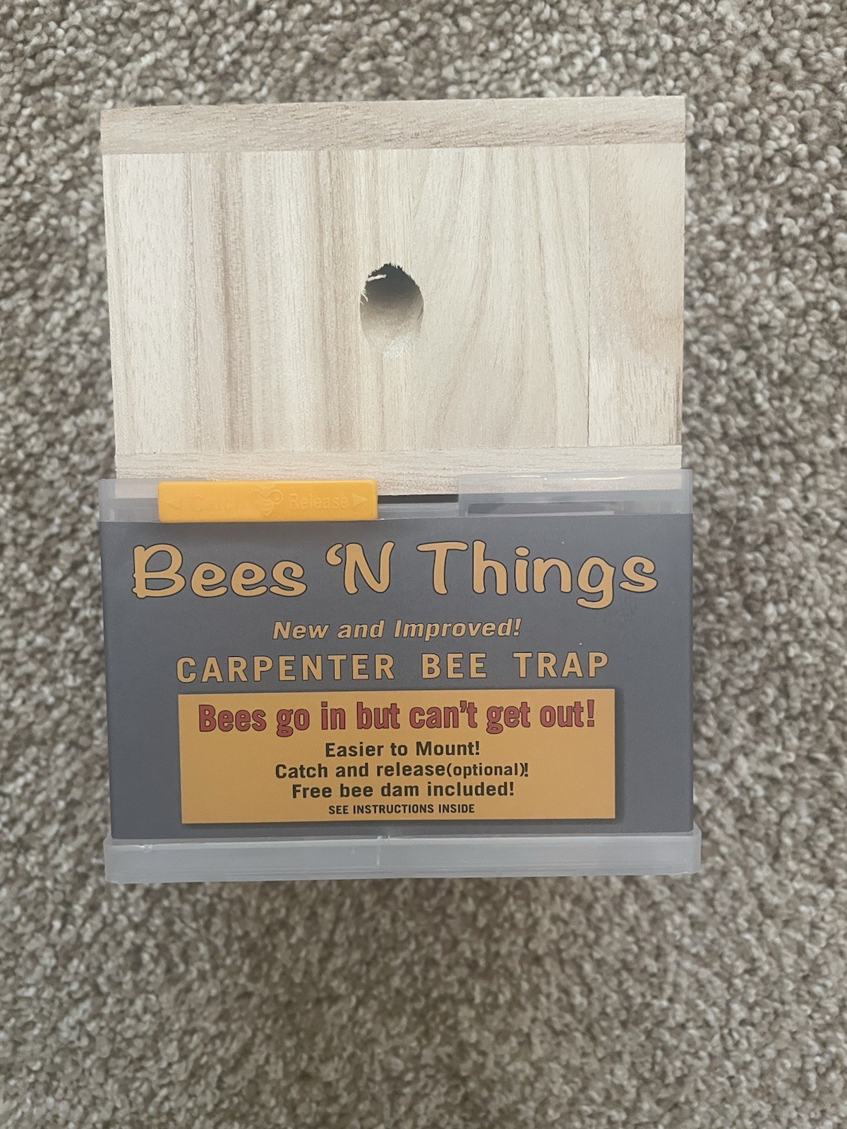 Bees 'N Things Outdoor Hanging Carpenter Bee Trap Free Shipping Brand New gallery