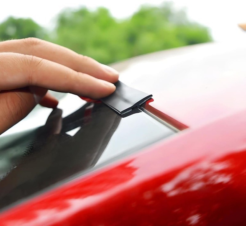 23 Ft Car Windshield Weather Stripping, 19mm T Shape Adhe Size: 23 Ft/0.74wide gallery