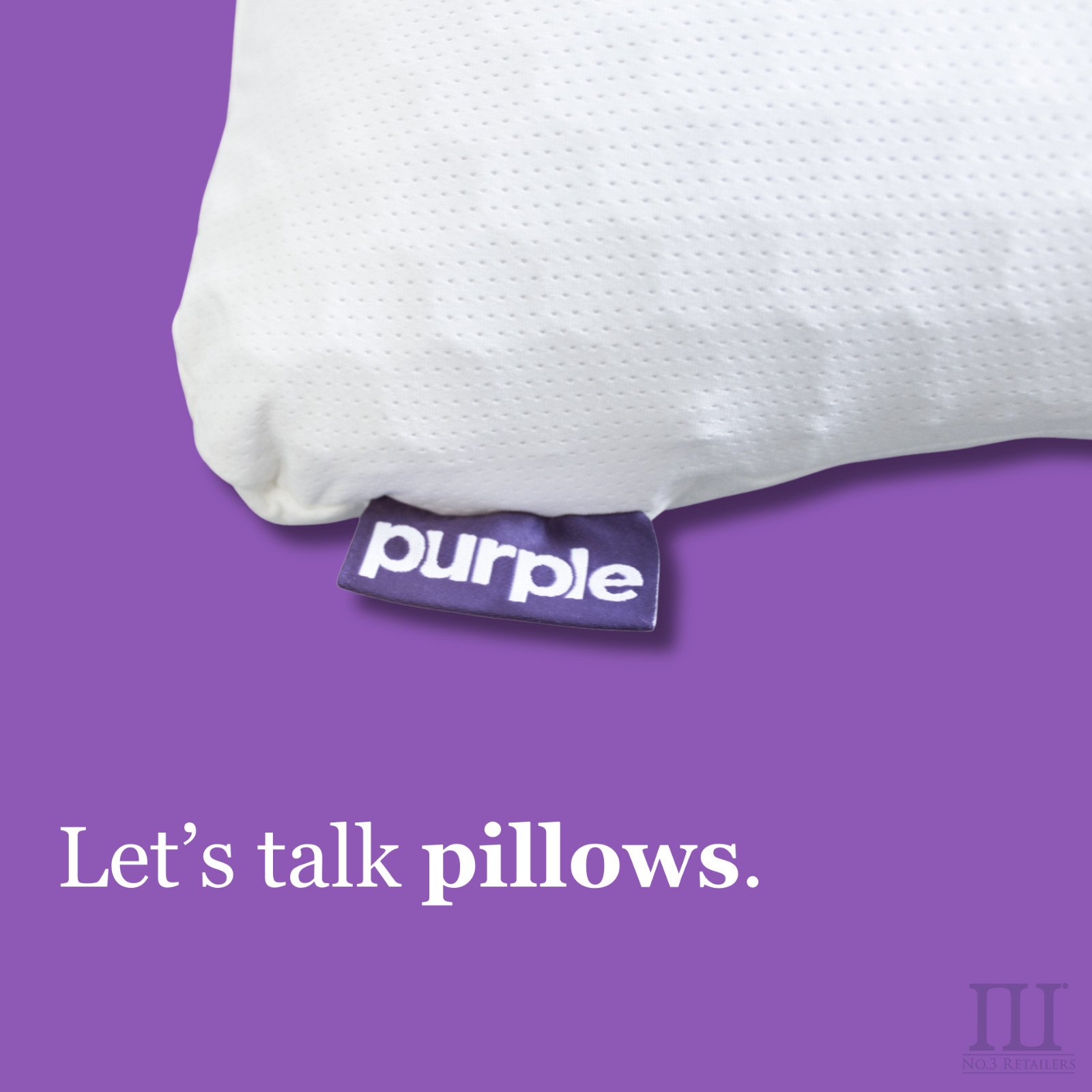 Purple GridCloud Grid Cloud Pillow, Down-Alternative, GelFlex Grid - Standard Sz gallery