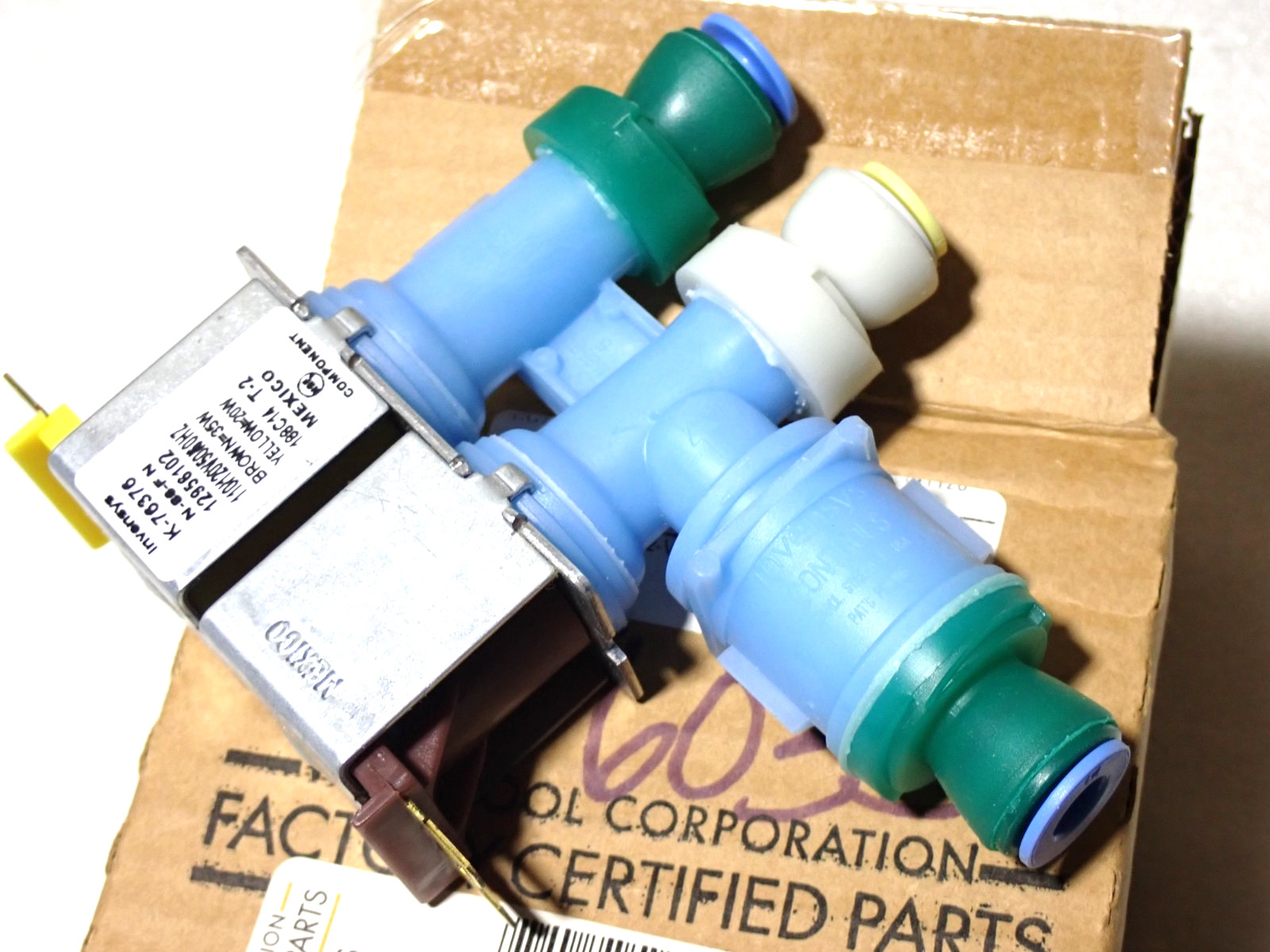 Genuine OEM Whirlpool Refrigerator Water Valve 67006322 Free Shipping NEW gallery