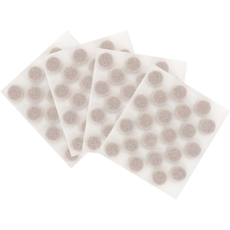 Self-Stick Felt Pads Round Durable Protection Hardwood Tile Floors 84 Pack New gallery
