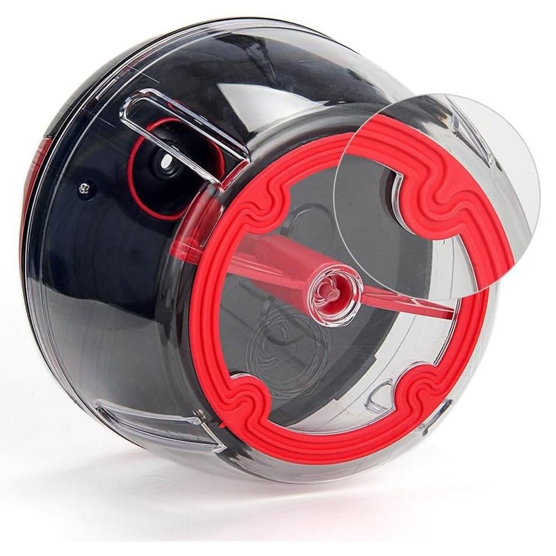 Multi-Functional Manual Food Processor,8 Cup Hand-powered Crank Chopper,Mince... gallery