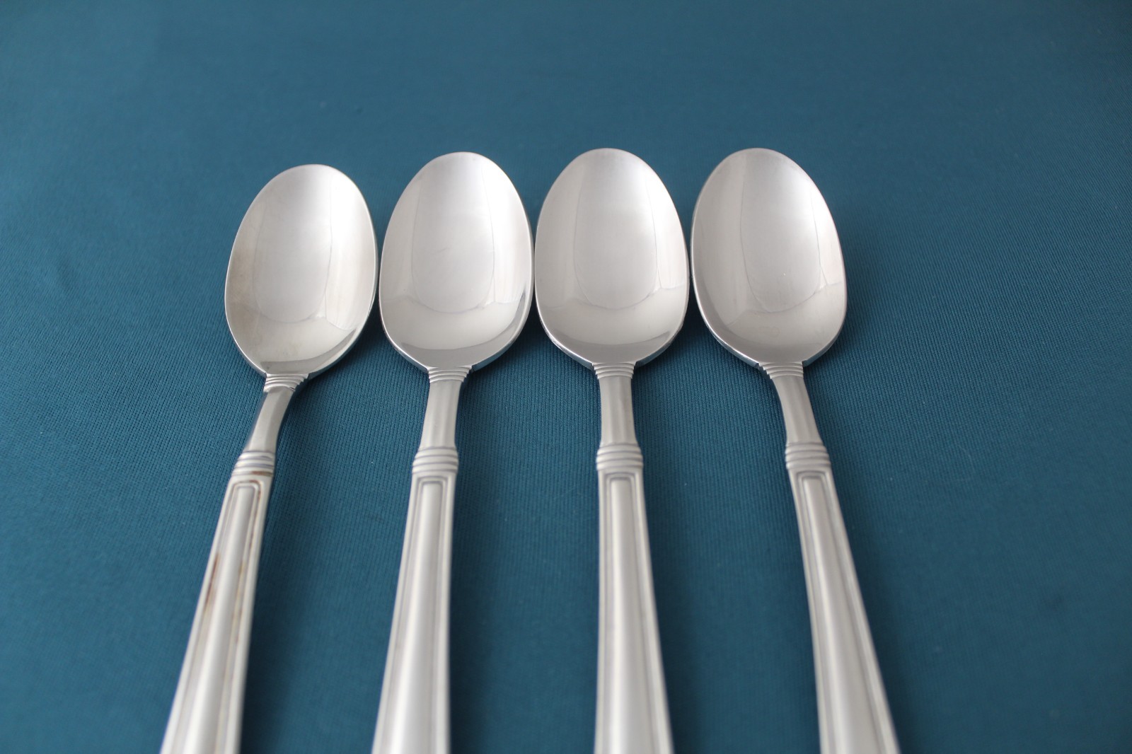 Pfaltzgraff PROVIDENCE GLOSSY Teaspoons (Set of 4) China Stainless 6" gallery