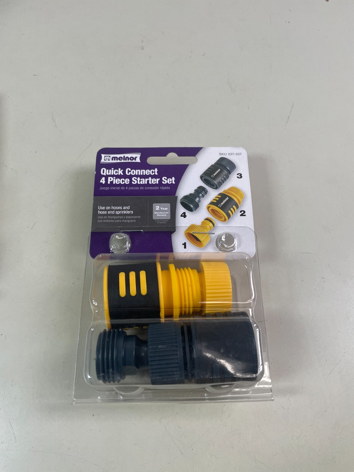 Melnor Quick Connect 4 Piece Starter Set For Garden Hoses 237-337 gallery