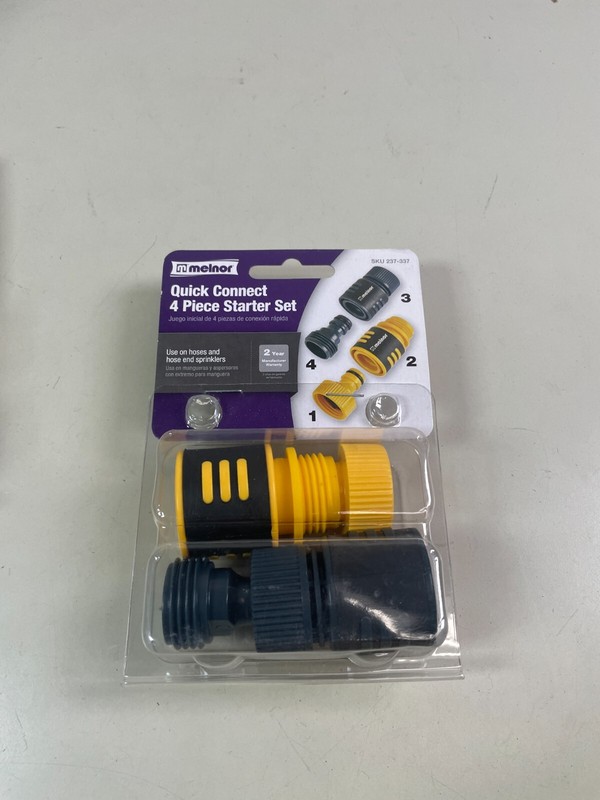Melnor Quick Connect 4 Piece Starter Set For Garden Hoses 237-337 gallery