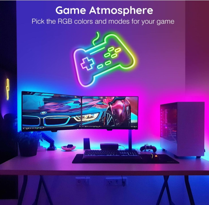 Led Neon Rope Lights Control with App/Remote,Flexible Led Rope Light,Multip mode gallery