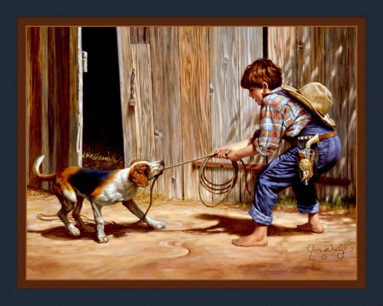 Handmade Tapestry "Western Just a Cowboy Backaroo” gallery