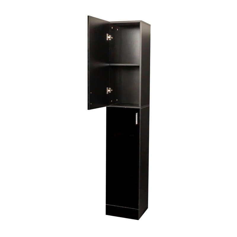 Freestanding Cabinet with Inadjustable Shelves and two Doors for Kitchen, Din gallery