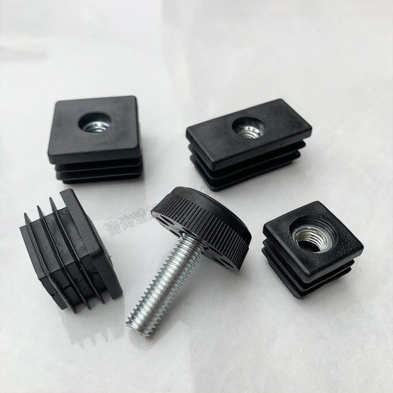 M8*30mm Adjustable Feet with Threaded Tube Insert Sets For Square Tubes 20-60mm gallery