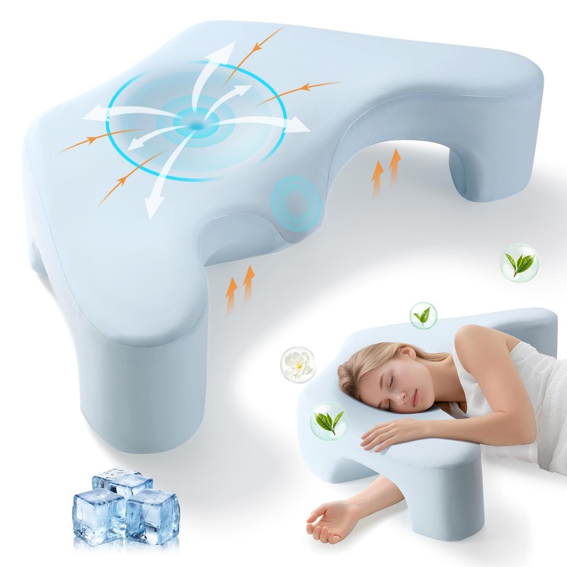 Pillow with Arm Hole, Side Sleeper Pillows for Shoulder Pain , Ergonomic Cerv... gallery