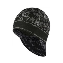 Fullsheild Reversible Welding Cap Flame Resistant CAT 2 8, Paisley Black