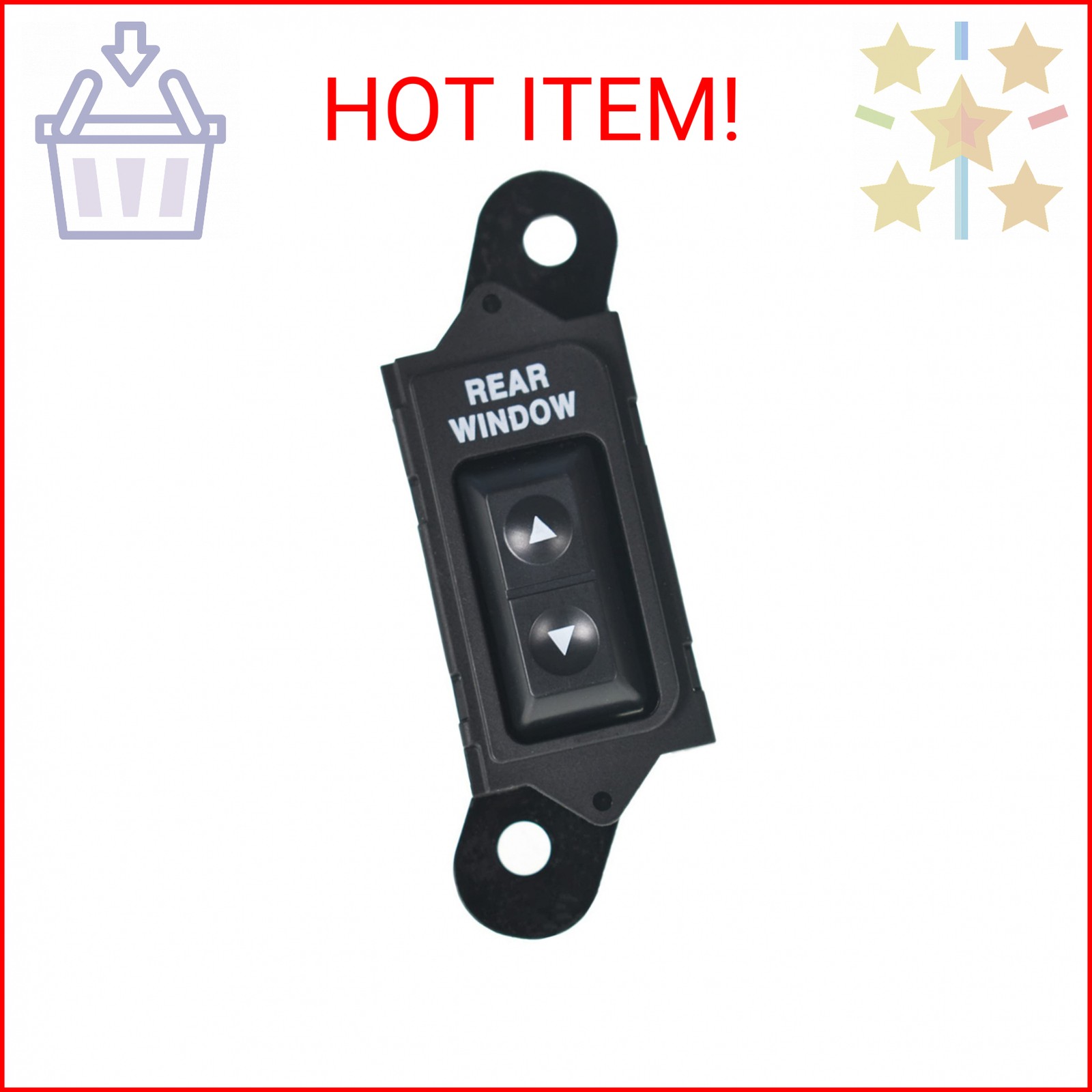 marddpair Rear Power Window Door Switch Replacement for Bronco 1992-1996 F2TZ145 gallery