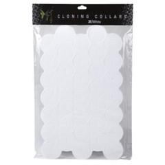 EZ-Clone Soft Cloning Collars, White, Black, Purple, Green, Gray pack of 35