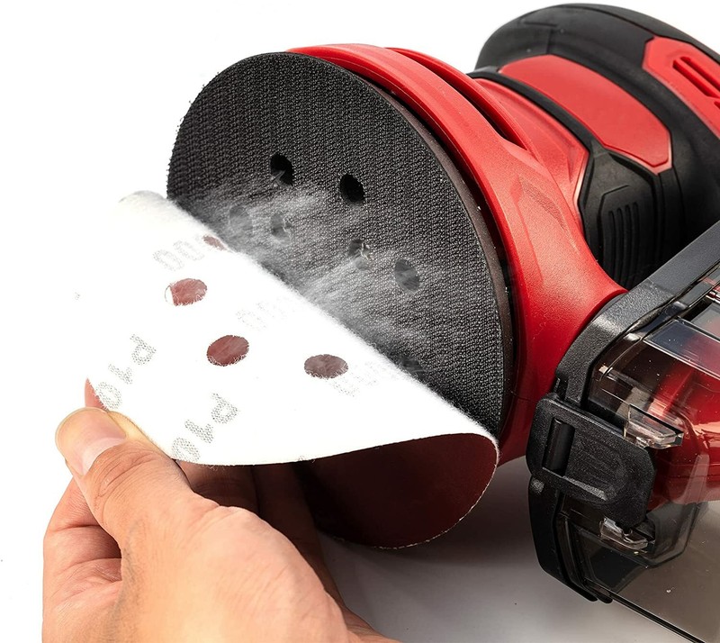 50PCS 40 Grit 5 inch Hook and Loop Sanding Discs 8-Hole Orbital Sander Sandpaper gallery