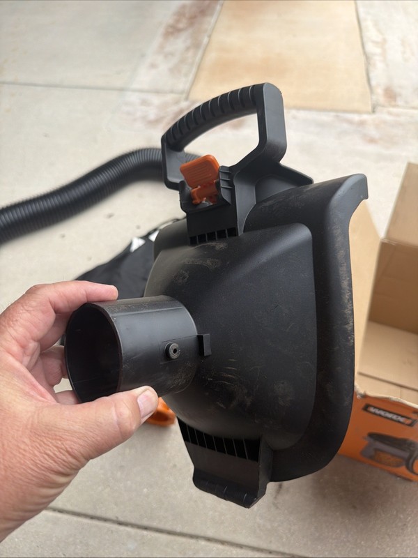 WORX Universal Leaf Blower Collection System with 8 16ft Hose and Mesh Hood gallery