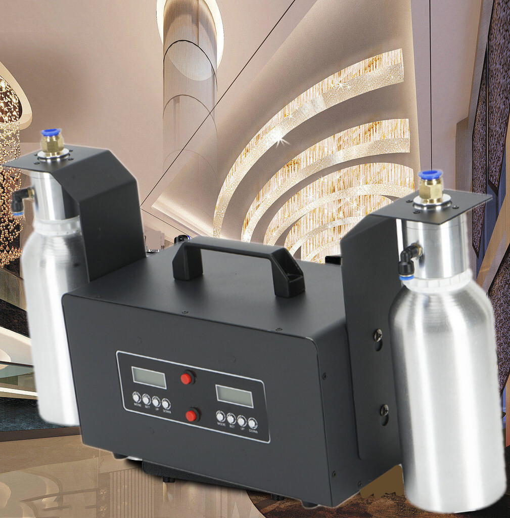 Commercial HVAC Scent Diffuser System Smart Aroma Machine 2*1000ml Dual Control gallery