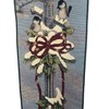 Christmas Birds Bell Pull Wall Hanging 9x41 Inches Tassel Made In USA gallery