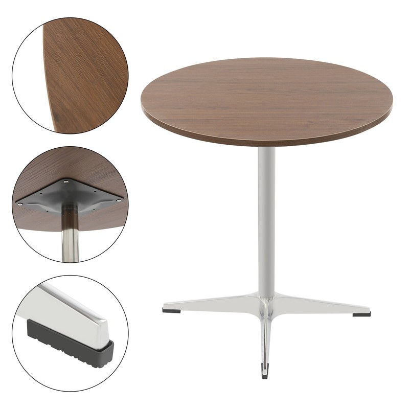 Round Dining Table, Space Saving Dinner Table, Rustic Dining Table gallery