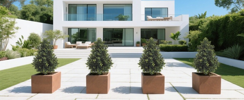 2Pack 55cm Tower Shaped Artificial Topiary Stake with 16cm Extension Rod gallery