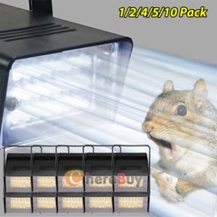 Attic Squirrel Repellent Flashing Strobe Light Speed Control Animal Friendly LOT