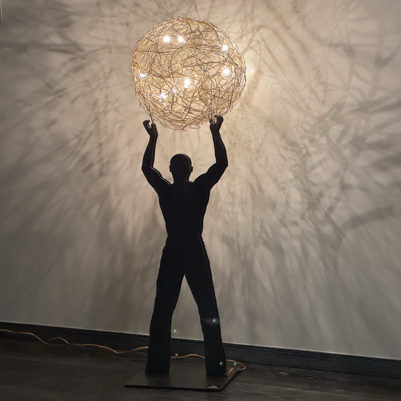 Catellani & Smith Uomo della Luce L 2016 Ø30 Rare Floor Lamp OOP gallery