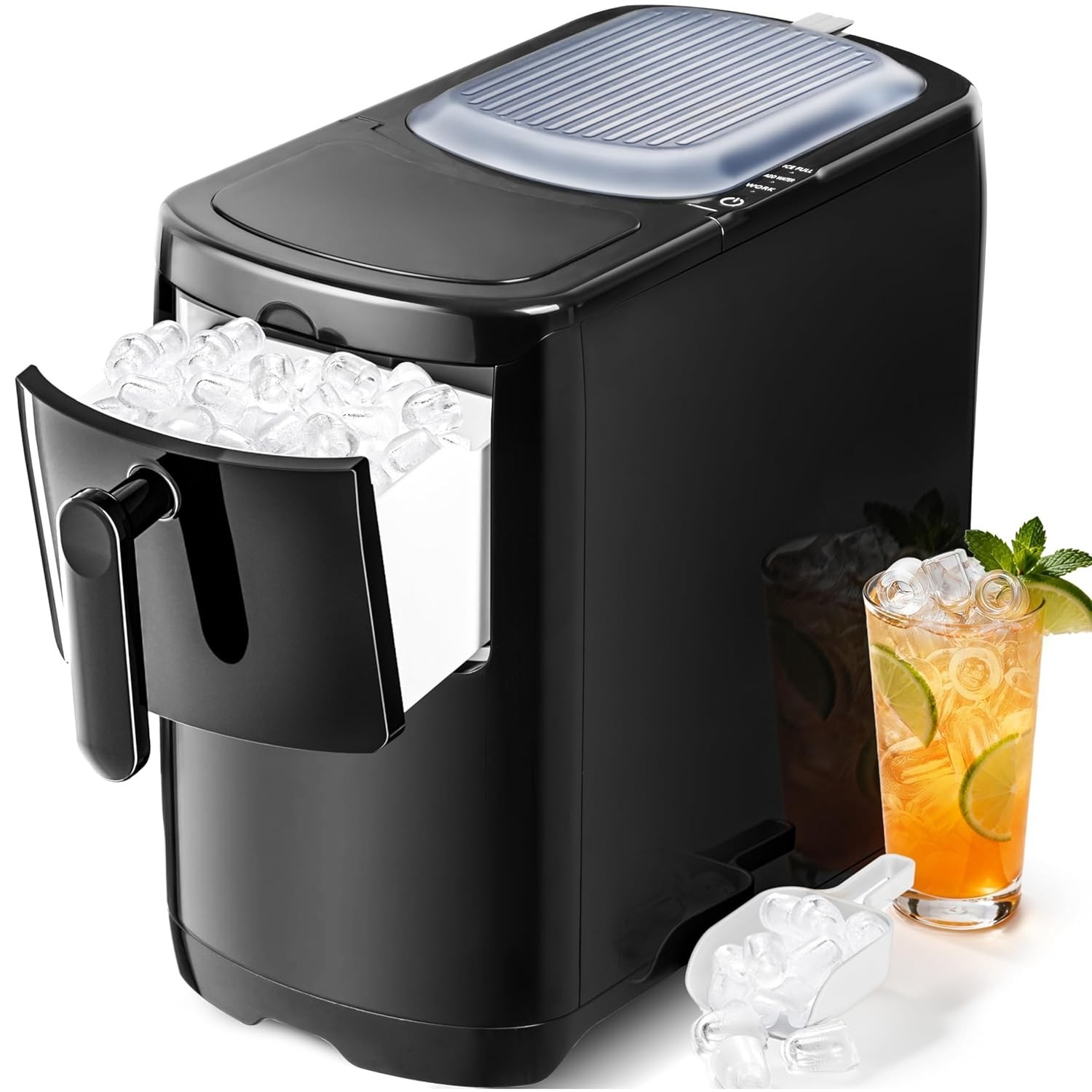Portable Countertop Ice Maker,Bullet Ice Maker 18Lbs/Day gallery