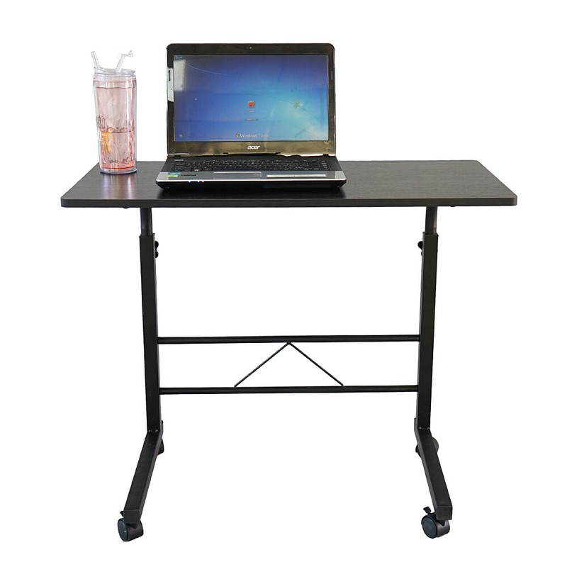 32" Computer Desk Side Table W/ Wheel Home Office Study Writing Rolling Lift Top gallery