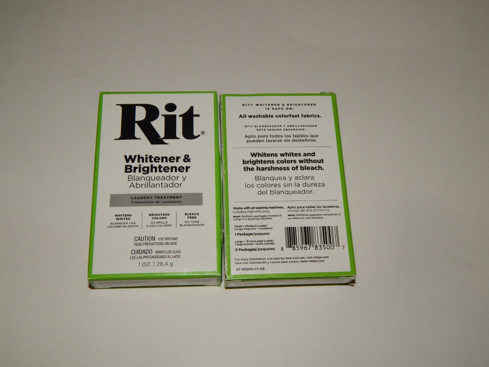 6 RIT Whitener & Brightener 1 oz Laundry Treatment - Green Box gallery