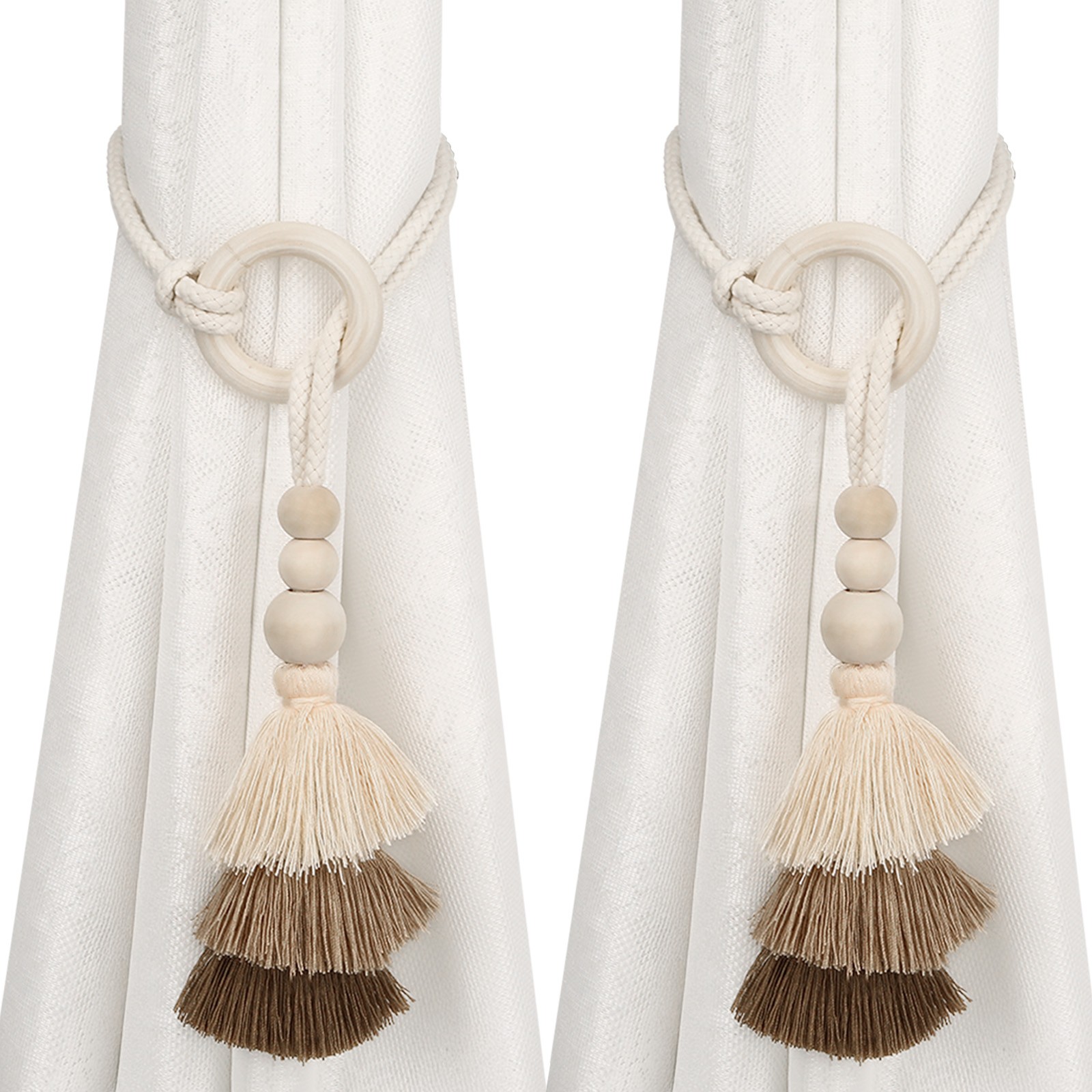 Magnetic Curtain Tiebacks for Home Decor No Installation Required Floral Design gallery