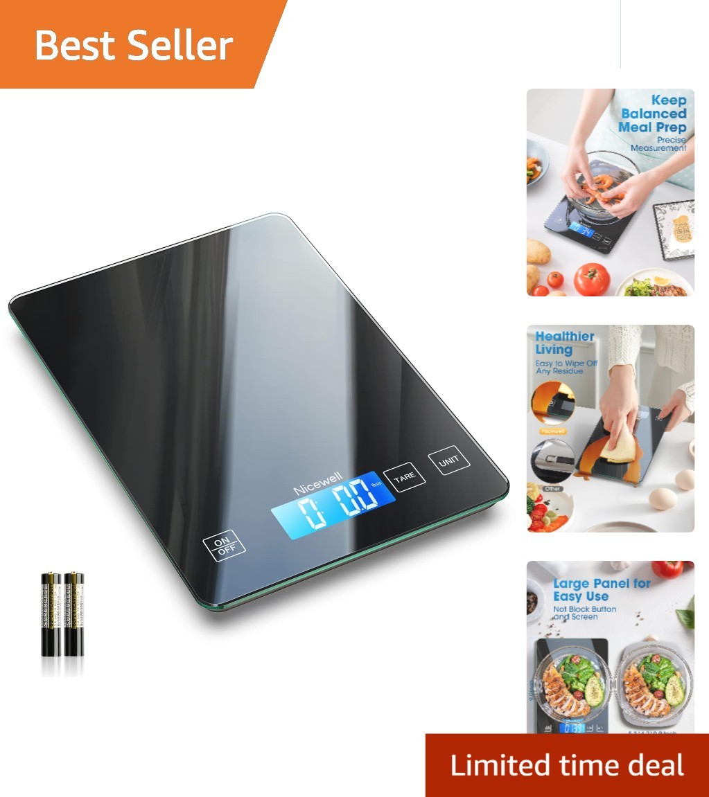 Compact Digital Food Scale - Effortless Weight Measurements up to 22 Pounds gallery