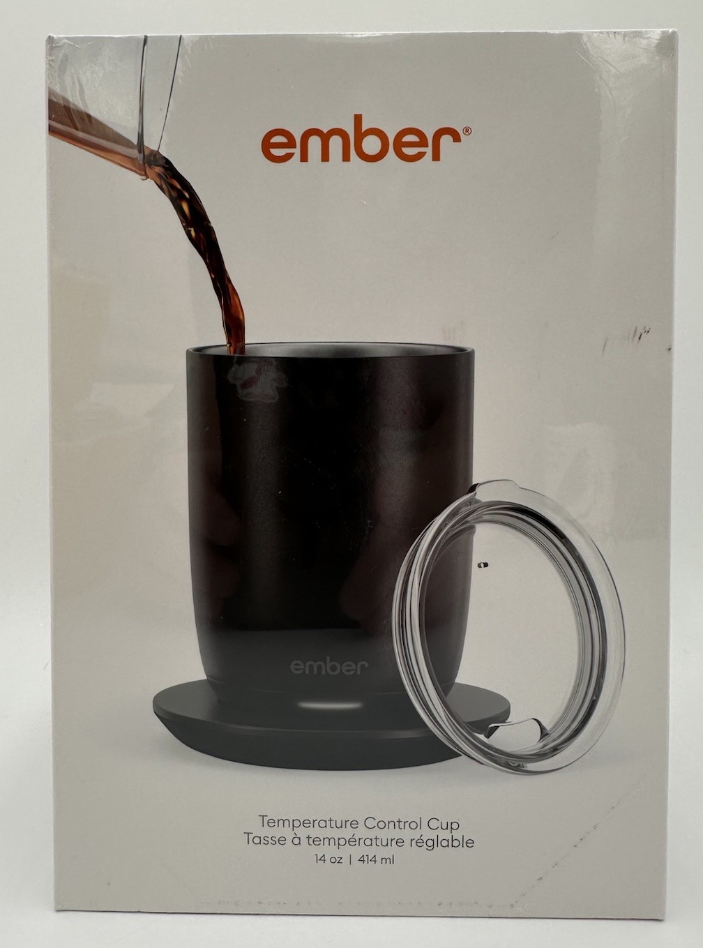 Ember Temperature Control Ceramic Smart Mug 14 Oz Black - New Sealed gallery