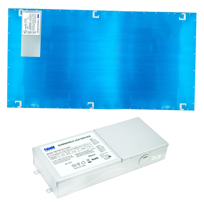 2x4 Ft LED Panel Light Drop Ceiling Flat 5000K Daylight Recessed Troffer Fixture gallery