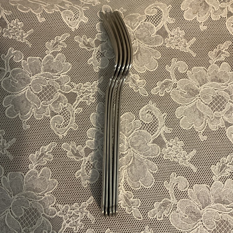 Oneida Maestro St. Leger Dinner Forks SSS 7 1/4" Stainless Lot of 5 gallery