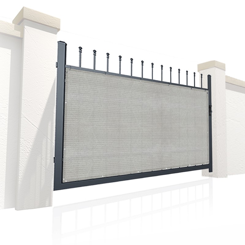 Custom Gate Privacy Screen Cover Panel Barrier for Door Gate Driveway Fence Pool gallery