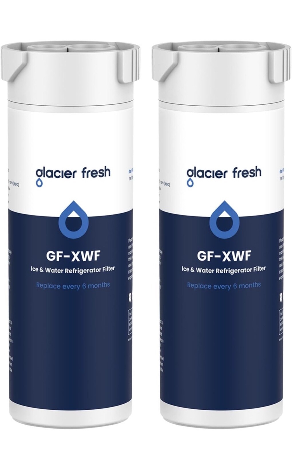 2 Pack GLACIER FRESH XWF Replacement for GE XWF Refrigerator Water Filter gallery