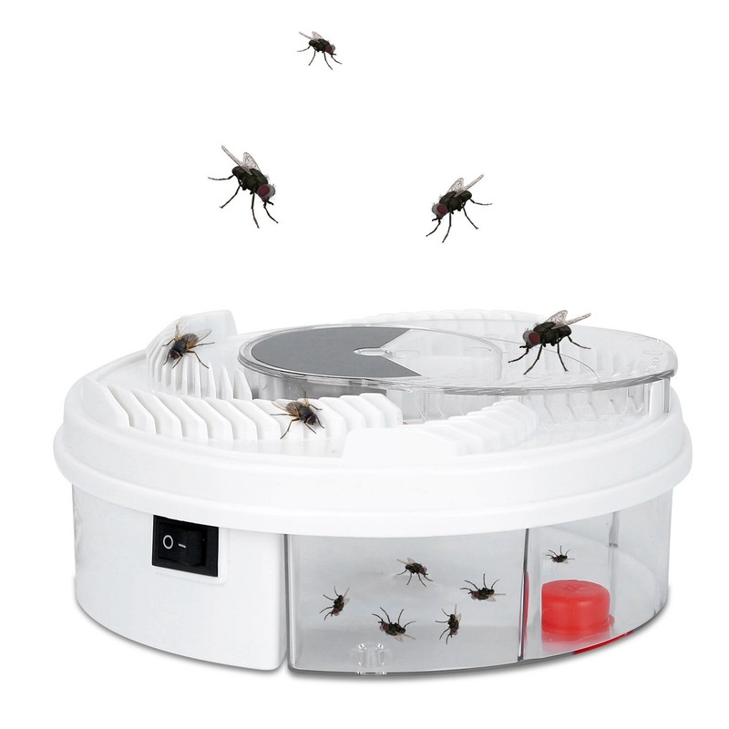 USB Powered Electric Fly Trap Automatic Flycatcher Rotating Fly Pest Repellent gallery