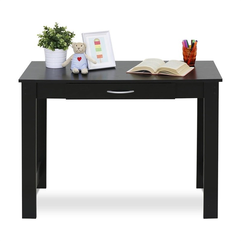 Space Saving Writing Desk W/ Drawer Modern Simple Design Home Office Study New gallery