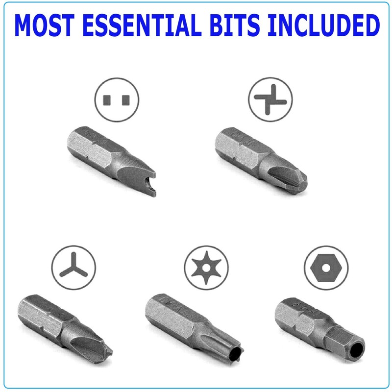 Tamper Proof Security Torq Hex Star Spanner Tri Wing Screwdriver 33 Torx Bit Set gallery